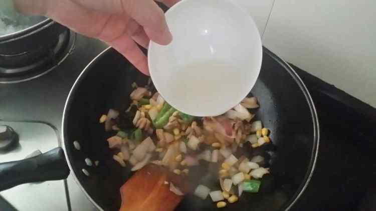 鸡腿烩饭步骤13