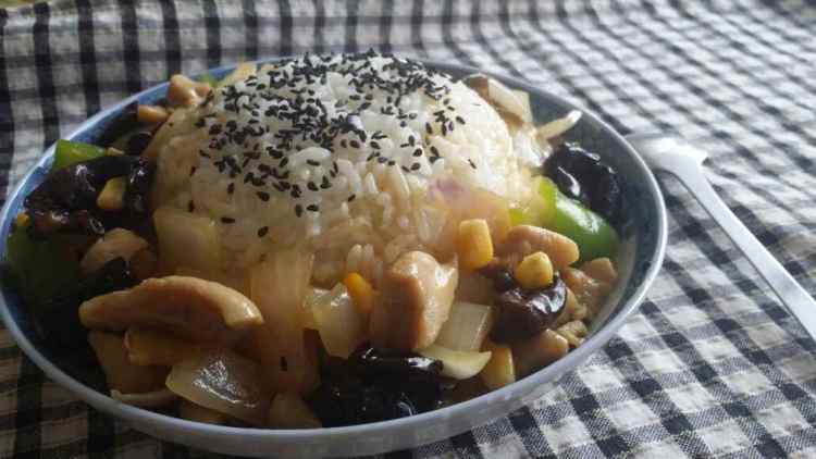 鸡腿烩饭步骤15
