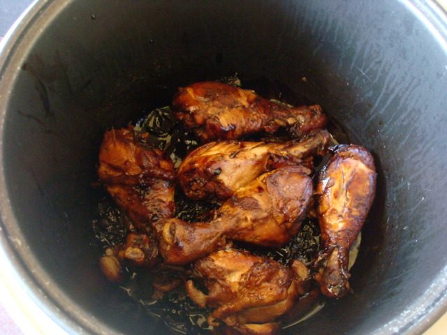 电饭煲烤鸡腿步骤6