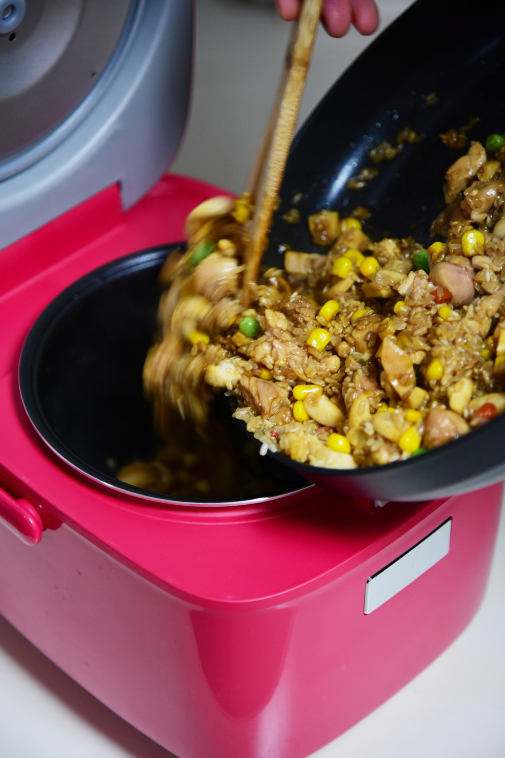 鸡肉蘑菇饭步骤8
