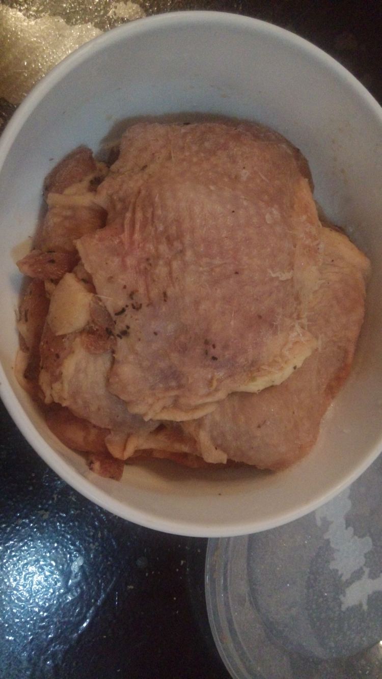 黑椒鸡腿汉堡步骤4