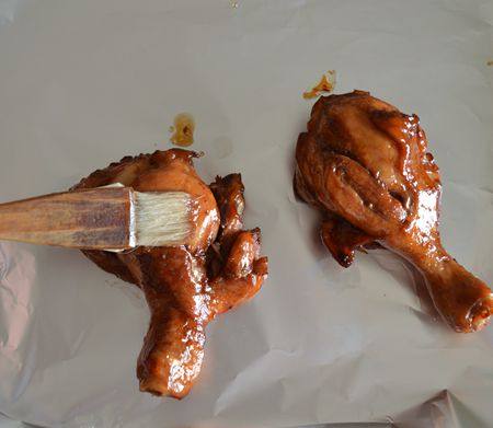 叉烧酱烤鸡腿步骤8
