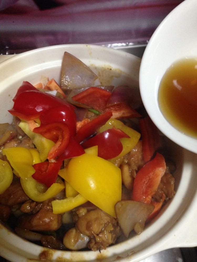黑胡椒滑鸡煲步骤9