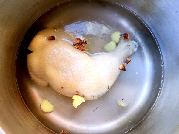 口水鸡腿拼金蛋步骤3