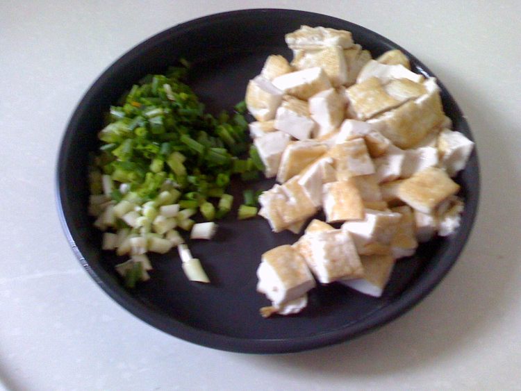 小炒豆腐步骤2