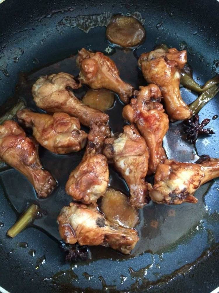 可乐鸡腿步骤6