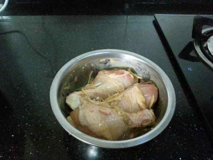 腐乳蒸鸡步骤5