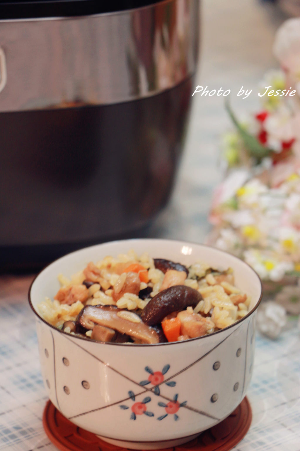 香菇鸡肉煲仔饭步骤23