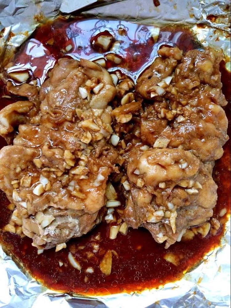 蒜香烤鸡腿步骤8