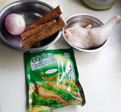 黑椒鸡腿煲步骤1