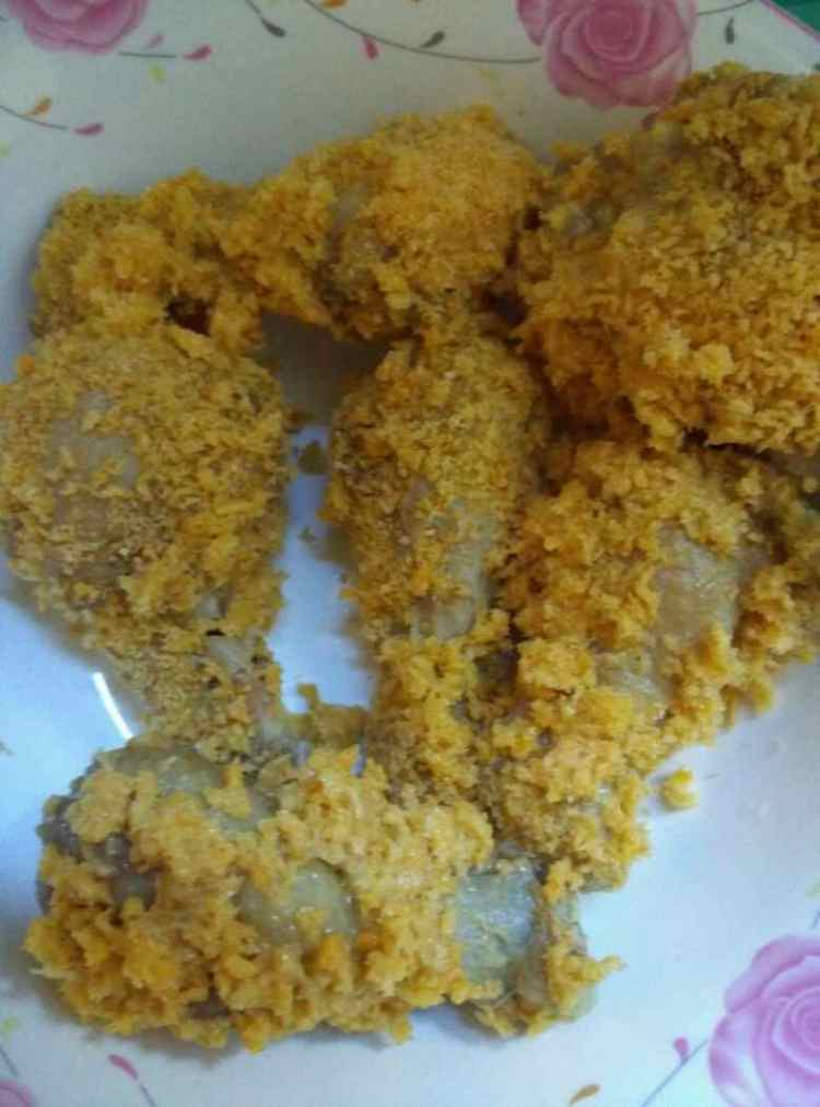 脆皮鸡腿步骤7