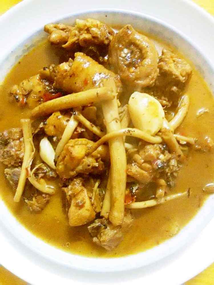 茶树菇烧鸡腿步骤8