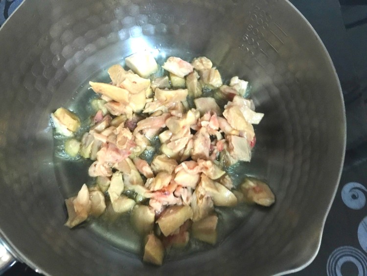 芦笋鸡丁步骤7