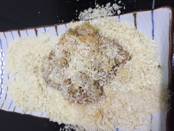 鸡腿汉堡包步骤5