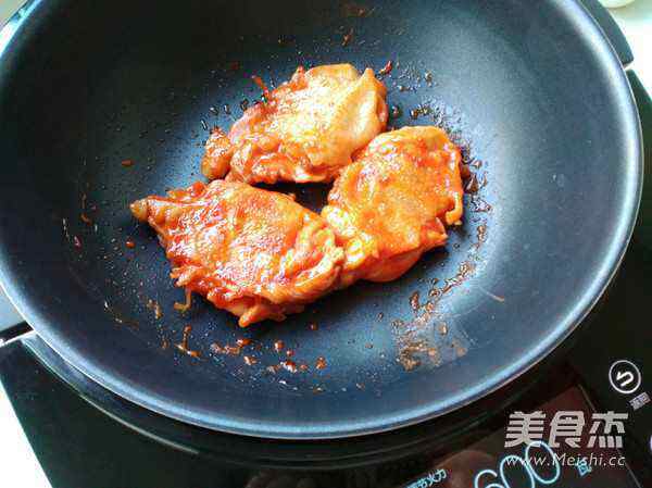奥尔良鸡腿饭步骤9