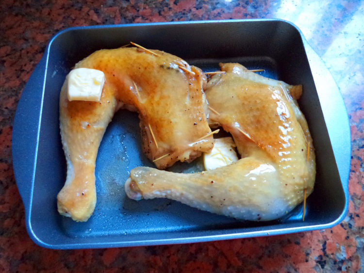 【手工美食】黑椒烤鸡步骤8