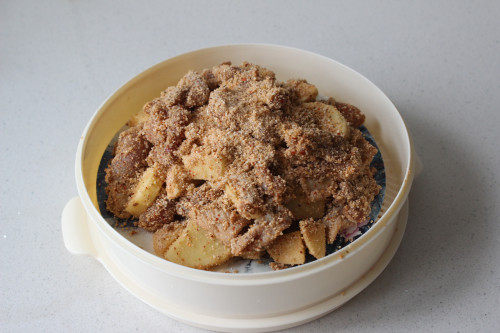 土豆粉蒸鸡步骤6