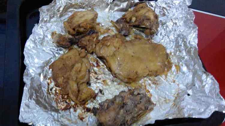 烤鸡腿肉步骤8