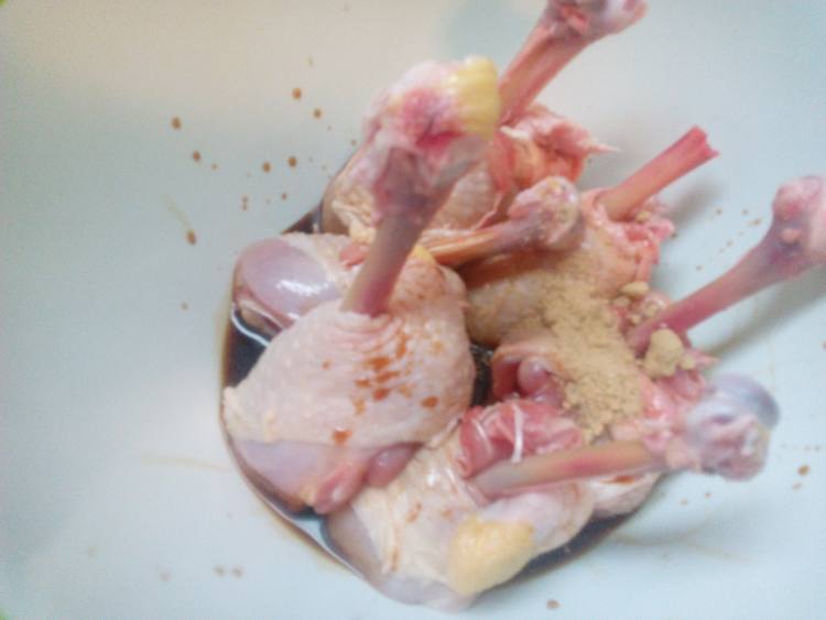 黑胡椒鸡腿锤步骤3