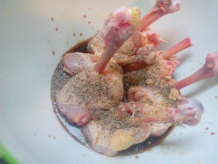黑胡椒鸡腿锤步骤4