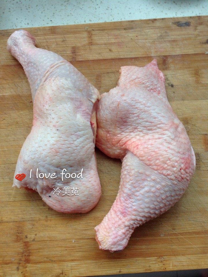 肉蘑炖鸡腿步骤5