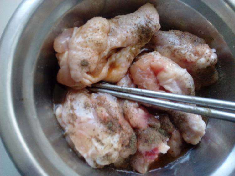 黑椒鸡腿步骤5