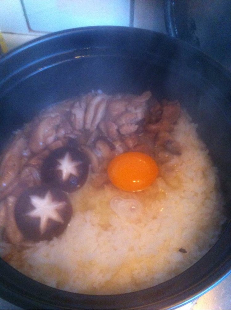 香菇滑鸡煲仔饭步骤15