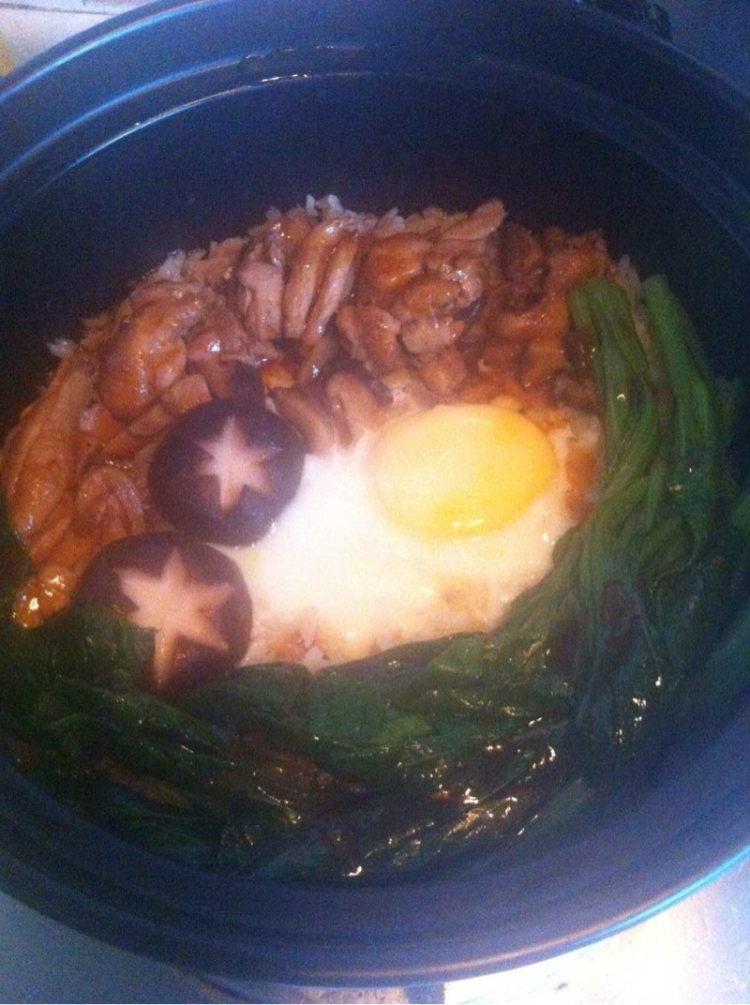 香菇滑鸡煲仔饭步骤18