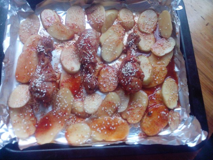 土豆烤鸡腿步骤13