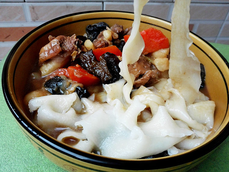 大盘鸡烩面步骤14