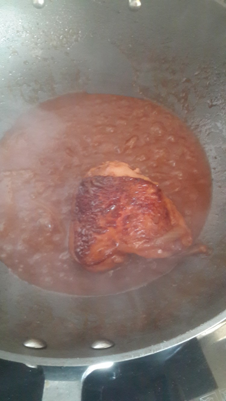 家常鸡腿盖饭步骤5