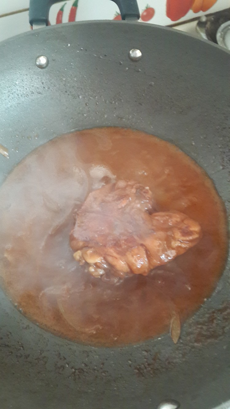 家常鸡腿盖饭步骤4