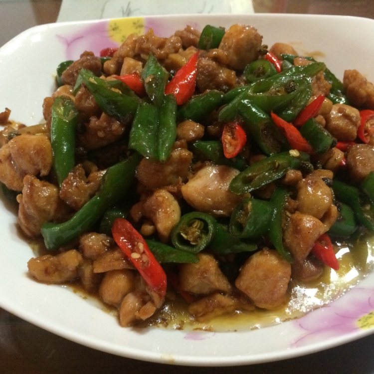 鲜椒鸡丁步骤12