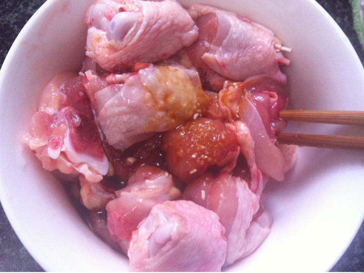 黑椒土豆烧鸡腿步骤4