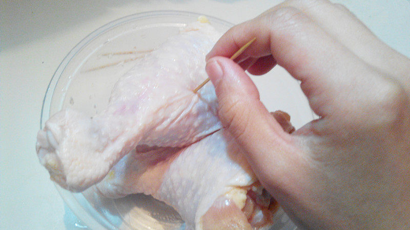 红烧麻辣鸡腿步骤2