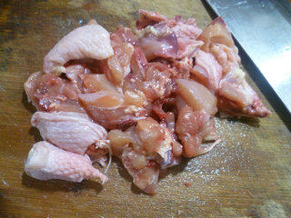 梅干菜大豆蛋白烧鸡腿步骤2