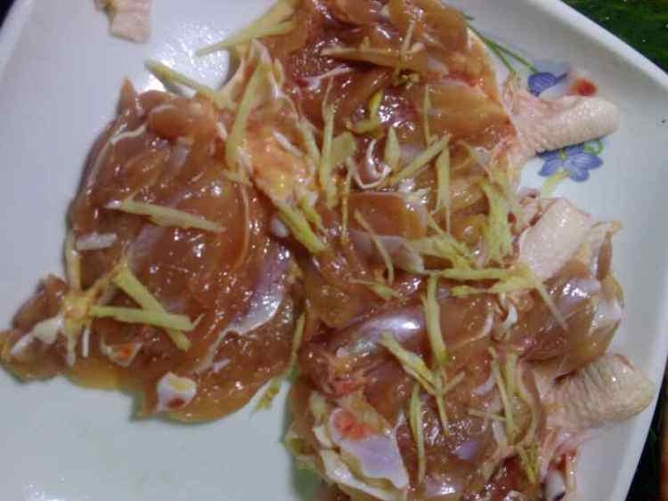 鸡腿彩卷步骤2