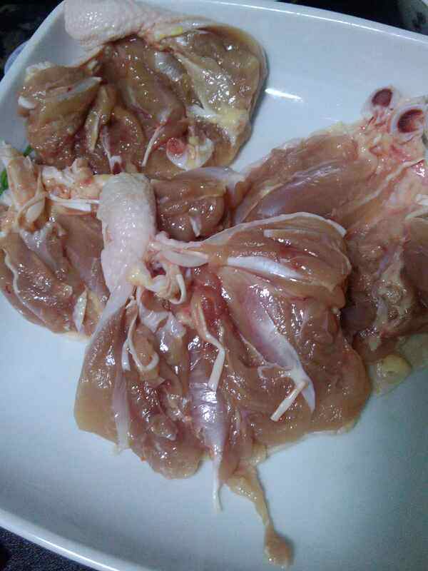 鸡腿彩卷步骤1