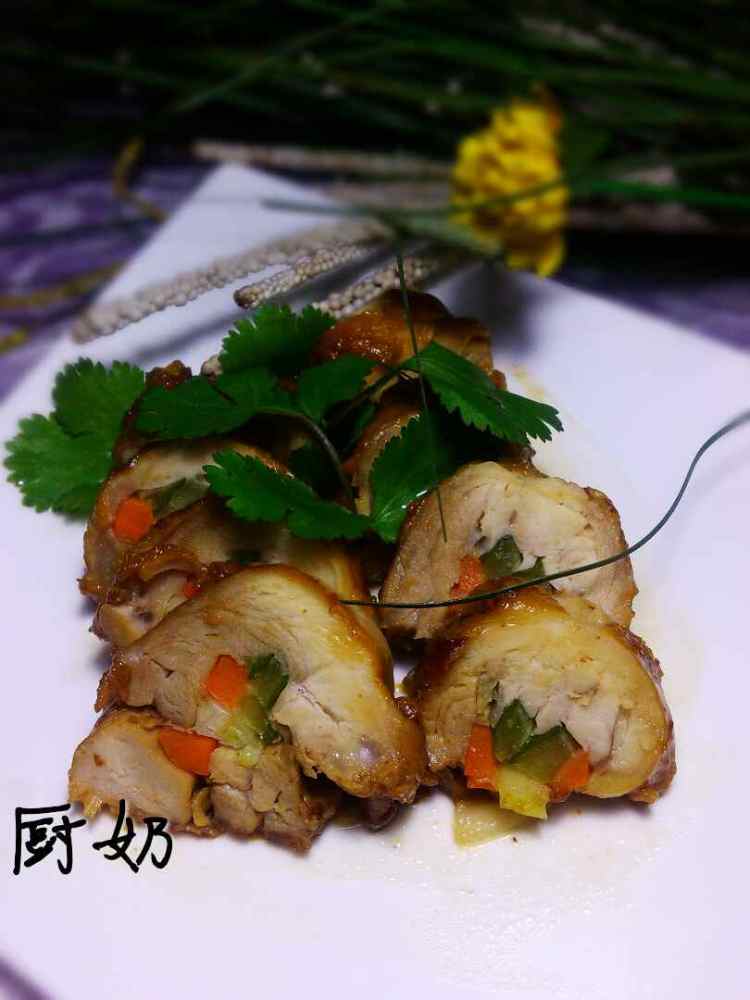 鸡腿彩卷步骤13
