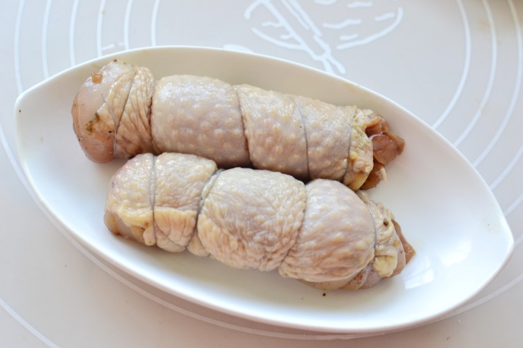 香草鸡肉卷步骤7