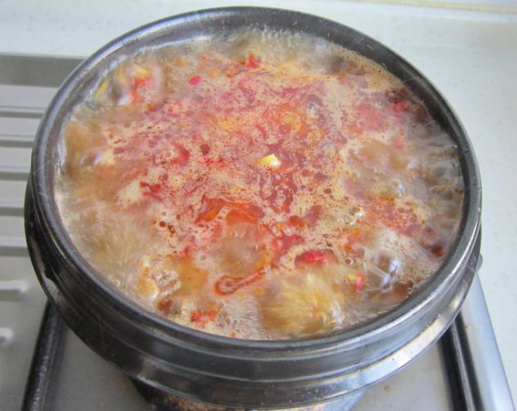 石锅油豆腐鸡步骤9