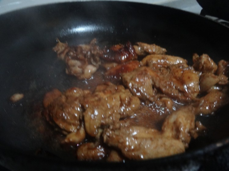 照烧鸡腿肉步骤7