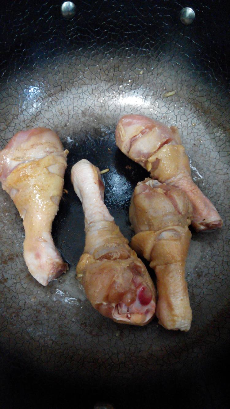 快手烧鸡腿步骤3