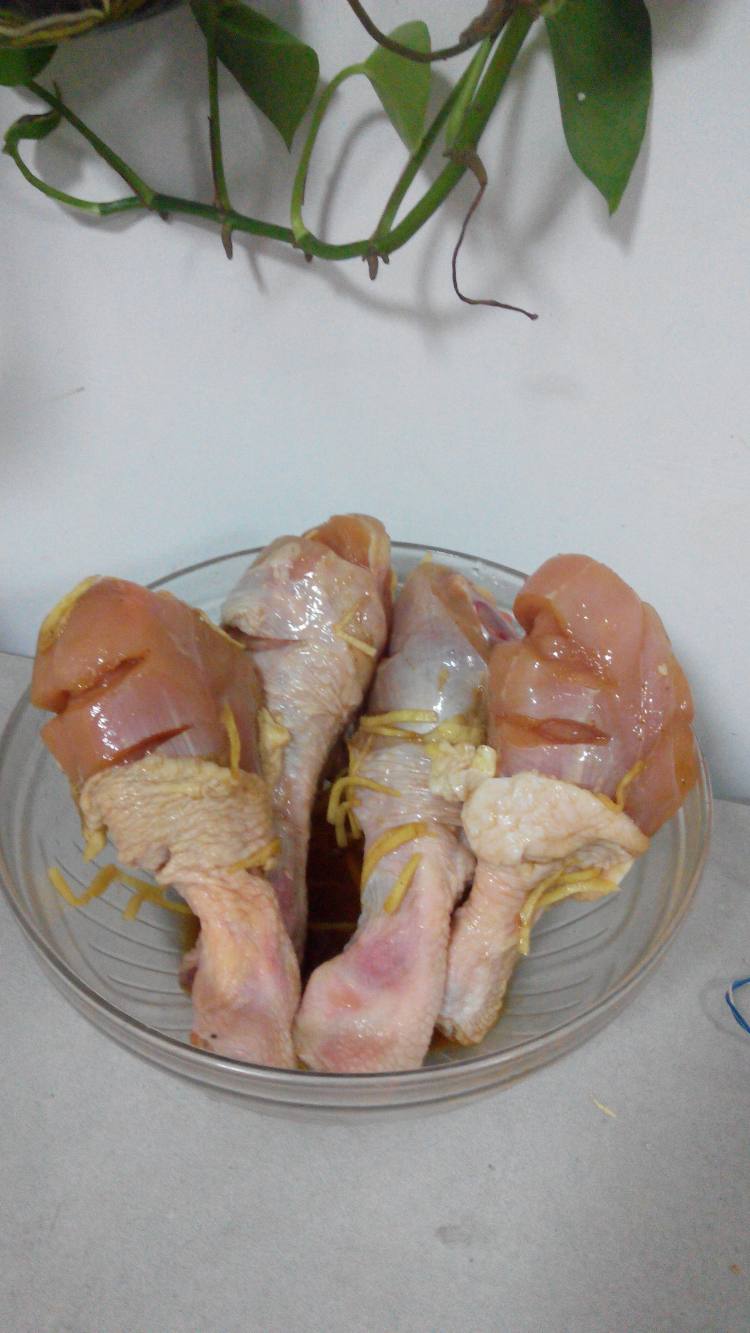 快手烧鸡腿步骤1
