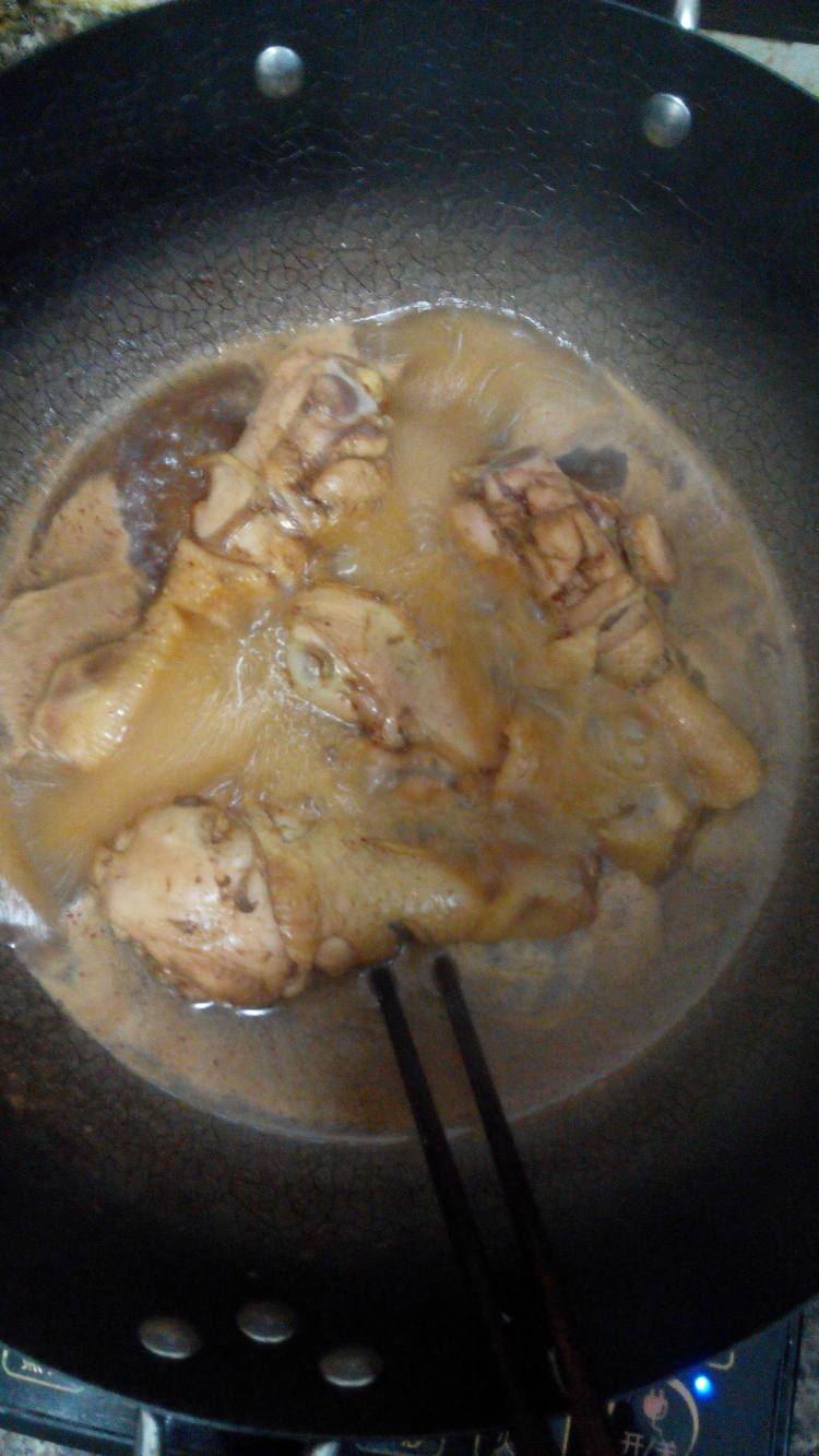 快手烧鸡腿步骤4