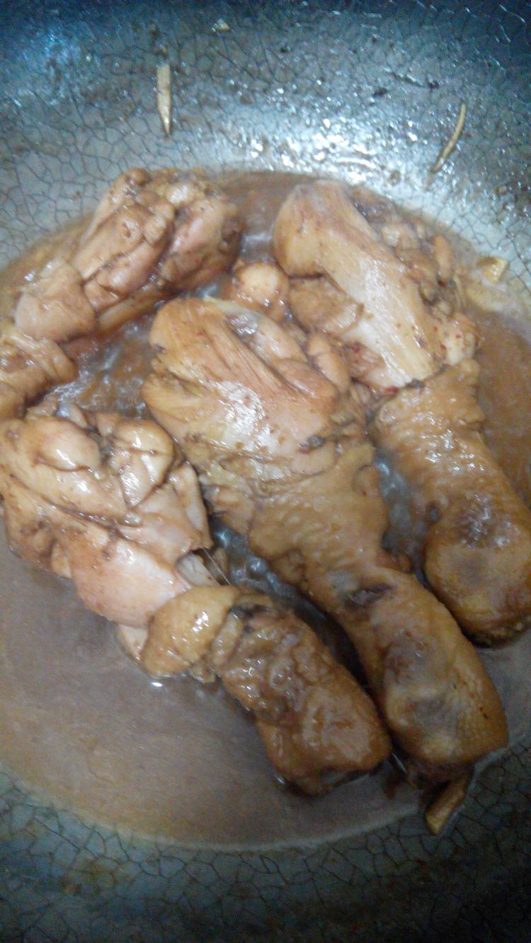 快手烧鸡腿步骤5