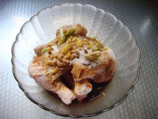 烤香辣鸡腿步骤2