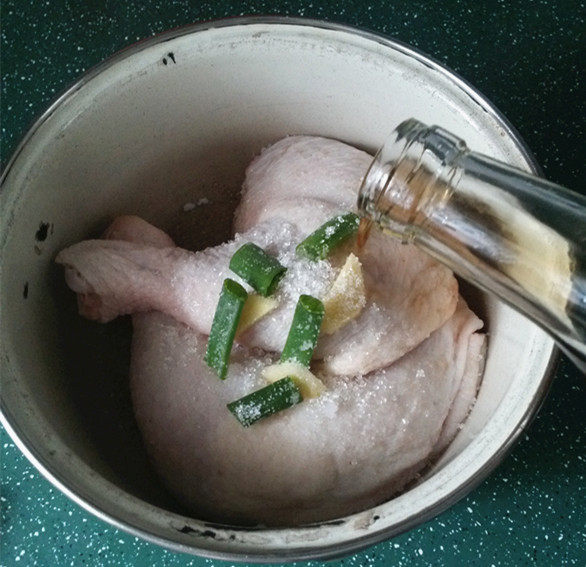 披萨草芝麻烤鸡腿步骤2