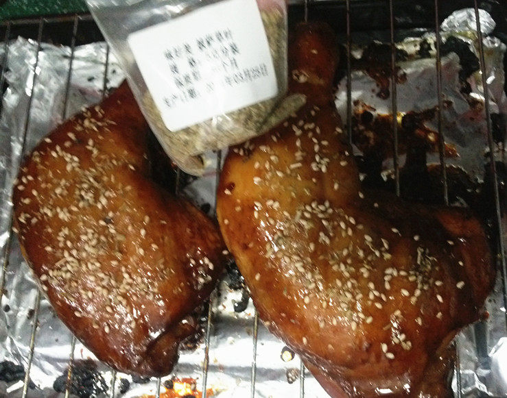 披萨草芝麻烤鸡腿步骤13