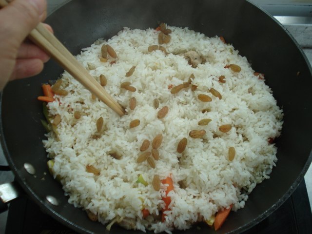 鸡肉抓饭步骤12